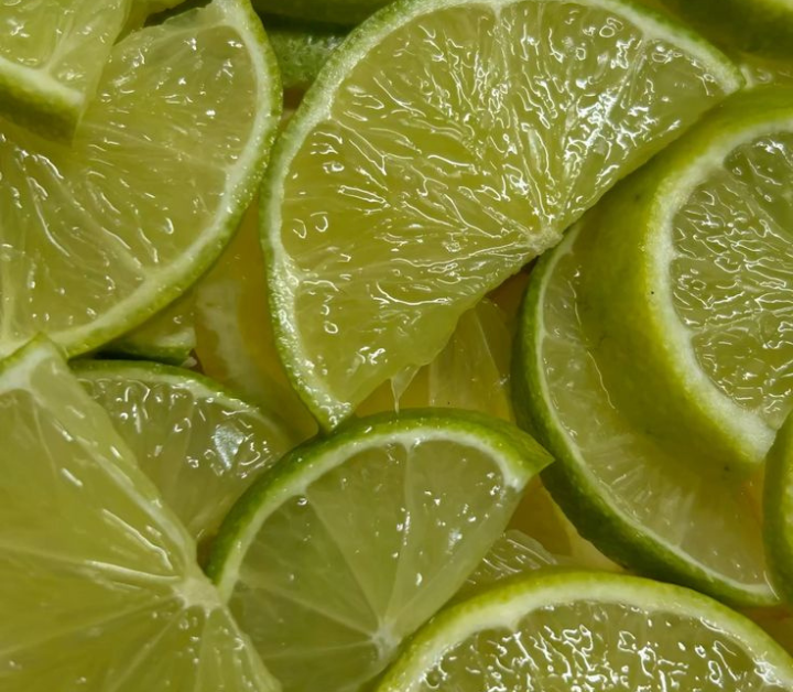 Fresh lime slices